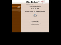 bauteilkurt.ch Webseite Vorschau