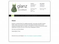 glanzsecondhand.ch Webseite Vorschau