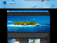 malediven-ferien.ch Webseite Vorschau