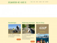 bergwandern-mit-hund.de Webseite Vorschau