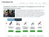 hantelbank-test.net Webseite Vorschau