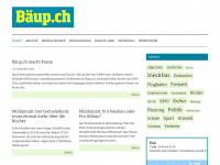 baeup.ch Webseite Vorschau