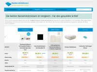 nacken-stuetzkissen.com Webseite Vorschau