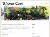blumen-cech.com Webseite Vorschau