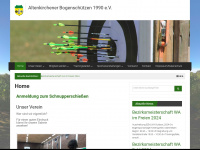 altenkirchener-bogenschuetzen.de Webseite Vorschau