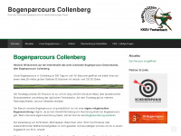 bogenparcours-collenberg.de Webseite Vorschau