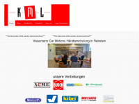 kml-log.ch Webseite Vorschau