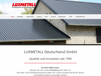 luxmetall.de Webseite Vorschau