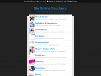 die-online-druckerei.com Webseite Vorschau