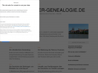mittelalter-genealogie.de Webseite Vorschau