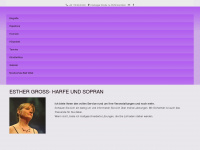 harfe-sopran.de Webseite Vorschau