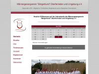 mgv-oberferrieden.de Webseite Vorschau