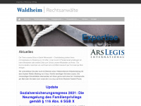 wws-law.de Webseite Vorschau
