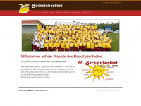 backstubenfest.de Webseite Vorschau