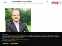 cdu-oberveischede.de Webseite Vorschau
