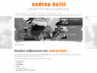 andrea-hefti.ch Webseite Vorschau