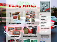 luckyfifties.ch Webseite Vorschau