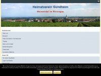 heimatverein-gundheim.de Webseite Vorschau