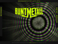 buntmetall.net Webseite Vorschau