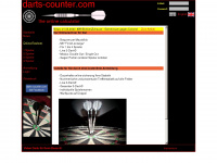 darts-counter.com Webseite Vorschau