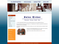 heinz-ricker.de Webseite Vorschau