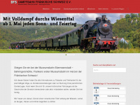 dampfbahn.net Webseite Vorschau
