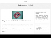 geldgeschenke-hochzeit.info Webseite Vorschau