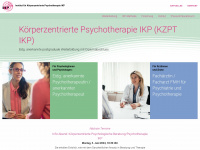 psychotherapie-ikp.com Webseite Vorschau
