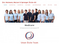 medicare.li Webseite Vorschau