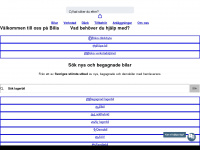 bilia.se Webseite Vorschau