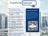 frankfurter-interview.de Webseite Vorschau