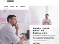 infrasupport.ch Webseite Vorschau
