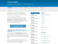 knothemedia.de Webseite Vorschau