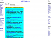 cbttape.org Webseite Vorschau