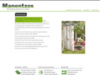 manentzos.de Webseite Vorschau
