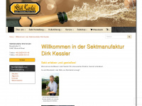 sektmanufaktur-dirk-kessler.de Webseite Vorschau