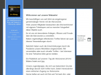 astronomie-in-alzey.de Webseite Vorschau