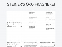 steiners-oeko-fragnerei.at Webseite Vorschau