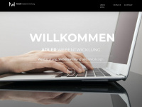 adler-webentwicklung.de Webseite Vorschau
