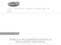 edelweiss-tschiertschen.ch Webseite Vorschau