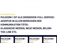 pulscom.ch Webseite Vorschau