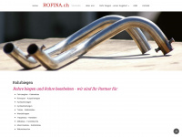 rofina.ch Webseite Vorschau