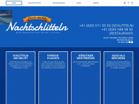 nachtschlitteln.ch Webseite Vorschau