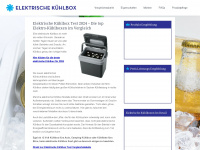 elektrischekuehlbox.net Webseite Vorschau