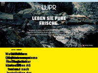 wpr-quellwassersysteme.ch Webseite Vorschau