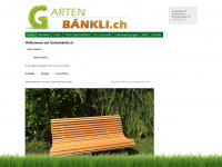 gartenbaenkli.ch Webseite Vorschau