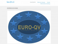 euroqv.de Webseite Vorschau
