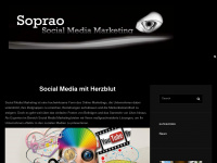 soprao-socialmedia-marketing.de Webseite Vorschau