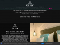 flux-biohotel.de Webseite Vorschau