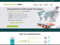 geonummern.com Webseite Vorschau